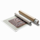 Extra large rolled canvas print featuring a floral design in soft pastel shades, ideal for classy bathroom wall art.