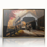 Large acrylic print of mid-century modernist art in gold and black tones.