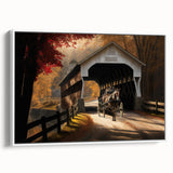 Extra large framed canvas of vintage poster art featuring vibrant colorful graphics on a black background.