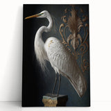 Stretched canvas artwork of a serene landscape with vibrant colors, leaning against a textured wall, ideal for home decor, creating a calming atmosphere in any room.