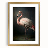 Elegant gold frame with a white mat showcasing a vibrant landscape painting, perfect for enhancing home decor. The frame's reflective finish adds a touch of sophistication to any room's aesthetic.