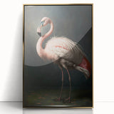 Framed acrylic wall art showcasing an elegant gold abstract design, ideal for modern home decor. The piece adds a touch of sophistication to any setting.