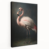 Stretched canvas artwork displaying a vibrant abstract painting in bold colors, viewed from the side, showcasing its thickness and high-quality finish, ideal for modern home decor.