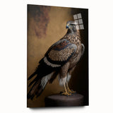 Acrylic glass side view showcasing a sleek, modern design without pins, highlighting its clarity and reflective properties, ideal for contemporary decor.