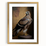 Elegant gold frame with a white mat, showcasing a vibrant artwork, illuminated by soft lighting. Perfect for enhancing home decor or gallery displays, this front view emphasizes the luxurious details and craftsmanship of the frame. Ideal for art enthusiasts and interior decorators.