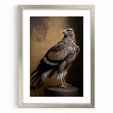 Silver-framed artwork featuring a vibrant landscape painting with a mat border, showcased from the front to highlight its elegant design and craftsmanship.