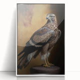 Framed acrylic print showcasing a serene landscape with vibrant colors, perfect for home decor. The artwork features a calming blue sky and lush greenery, enhancing any space.