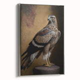 Framed canvas art showcasing a stunning abstract design in vibrant colors, displayed in a sleek silver frame, perfect for modern home decor.