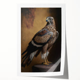 Rolled canvas print showcasing vibrant African tribal art with intricate patterns and rich colors, securely packaged in a protective cardboard tube for shipping.