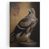 Stretched canvas print showcasing a vibrant landscape with rich colors, framed beautifully, perfect for home decor or art collection, emphasizing artistic detail.