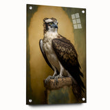 Acrylic glass side view showcasing intricate pin details, highlighting its glossy finish and vibrant colors, perfect for modern home decor or art displays.