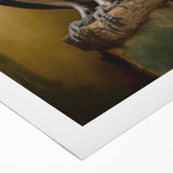 Rolled canvas showcasing vibrant African tribal wall art with intricate patterns, securely packaged in a durable cardboard tube, perfect for home decor enhancement.