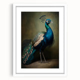 White picture frame with a mat, showcasing an elegant front view design, ideal for displaying art or photographs. Perfect for home decor or gallery settings.