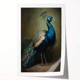 Rolled canvas print showcasing vibrant African tribal art with intricate patterns, featuring rich colors on a textured surface, securely packaged in a durable tube for safe transport.