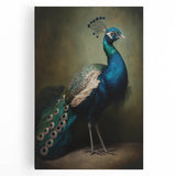 Stretched canvas print featuring a vibrant abstract landscape design with rich colors and intricate details, ideal for modern home decor or office spaces.