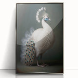 Framed acrylic wall art showcasing a vibrant silver abstract design, elegantly displayed from the front view, perfect for modern home decor.