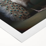 Rolled canvas showcasing vibrant African tribal wall art with intricate patterns, securely packaged in a durable cardboard tube to ensure protection during shipping.