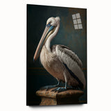 Acrylic glass side view showcasing a sleek, modern design without pins, highlighting its transparency and elegant edges, perfect for contemporary decor.