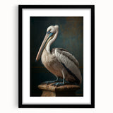 Black photo frame with a white mat, showcasing a vibrant artwork, ideal for home decor or gallery display, enhancing aesthetic appeal in any setting.