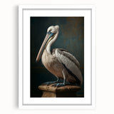 White picture frame with a mat, showcasing a blank canvas, viewed from the front. Ideal for displaying artwork or photographs, enhancing home decor aesthetics.