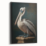 Framed black canvas artwork showcasing a serene landscape scene, highlighting vibrant colors and intricate details, perfect for home decor enhancement.