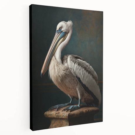 Stretched canvas side view showcasing vibrant African wall art with intricate patterns, ideal for home decor. The artwork features rich colors and textures, enhancing any living space.