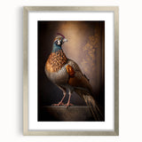 Elegant silver frame with a mat, showcasing a front view of a beautiful artwork, ideal for home decor or gallery display, enhancing any interior space.