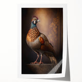 Rolled canvas print showcasing vibrant African tribal art design with intricate patterns and textures, securely packaged in a protective cardboard tube for safe transport.