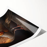 Rolled canvas print showcasing vibrant African tribal art with intricate patterns, carefully packaged in a durable cardboard tube for protection during shipping.