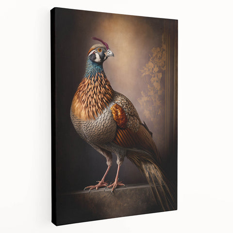 Stretched canvas artwork showcasing a vibrant abstract design in bold colors, displayed from the side to highlight its depth and texture, perfect for modern home decor.