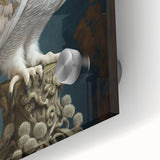 Close-up of a transparent acrylic glass sheet showcasing its glossy surface and sharp edges, ideal for modern decor and art display. Perfect for interior design projects.