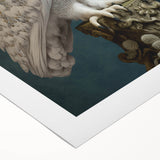 Rolled canvas showcasing vibrant African tribal wall art design with intricate patterns, packed securely in a durable cardboard tube for safe transport.