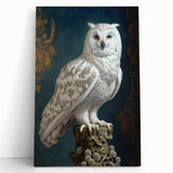 Close-up of a stretched canvas featuring vibrant abstract art with bold colors and intricate patterns, leaning against a textured wall, ideal for modern home decor.