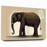 Clear acrylic glass side view showcasing a sleek, modern design perfect for framing artwork or photographs, reflecting light beautifully in a minimalist setting.