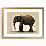 Elegant gold-framed artwork featuring a vibrant abstract painting with a white mat, perfect for enhancing home decor. The front view showcases the intricate details and luxurious finish, ideal for art enthusiasts and interior design inspiration.