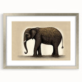 Silver frame with a mat showcasing a vibrant landscape painting, viewed from the front, emphasizing its elegant design and modern aesthetic, perfect for home decor.