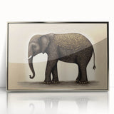 Framed acrylic print showcasing a sleek silver design, displayed from the front view, perfect for modern home decor and art enthusiasts. Ideal for enhancing contemporary interiors.