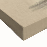 Close-up of a vibrant, stretched canvas print showcasing a colorful abstract design with textured brush strokes, perfect for enhancing modern home decor.