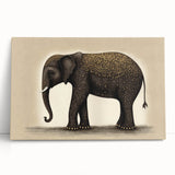 Stretched canvas artwork featuring a vibrant abstract design with rich colors, leaning against a textured wall, ideal for modern home decor and art enthusiasts.