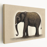 Side view of a stretched canvas showcasing vibrant abstract art with a textured finish, ideal for modern home decor or art collectors, highlighting rich colors and intricate details.