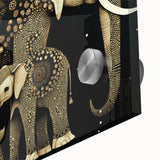 Close-up of a vibrant acrylic glass panel showcasing intricate geometric patterns in bold colors, reflecting light beautifully, ideal for modern decor and artistic displays.