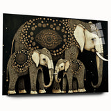 Acrylic glass side view showcasing a modern, sleek design without pins, featuring clear transparency and smooth edges, ideal for contemporary decor and framing.