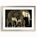 Elegant silver-framed artwork featuring a vibrant abstract painting with a mat border, displayed from a front view, ideal for modern home decor.