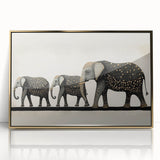 Framed acrylic wall art featuring a stunning gold design, perfect for modern decor. Ideal for enhancing living spaces with elegance and sophistication.