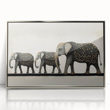 Framed acrylic artwork showcasing a sleek silver design, ideal for modern home decor. The front view highlights its reflective surface and minimalist style, enhancing any interior space.