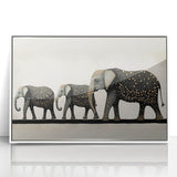 Framed acrylic print showcasing a minimalist white front view design, ideal for modern decor, enhancing any room with its sleek and elegant aesthetic.