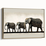 Framed canvas artwork showcasing a stunning landscape scene with vibrant colors, featuring a gold frame that enhances its elegance, suitable for home decor.