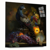 Clear acrylic glass side view showcasing its sleek edges and transparent finish, ideal for framing art or photographs, enhancing visual appeal and elegance.