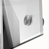 Large abstract wall art in muted earth tones on acrylic glass, ideal for dining room art in a mid-century modernist style.