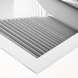 Art deco poster featuring geometric patterns and metallic gold accents on a rolled canvas, suitable for dining room walls.